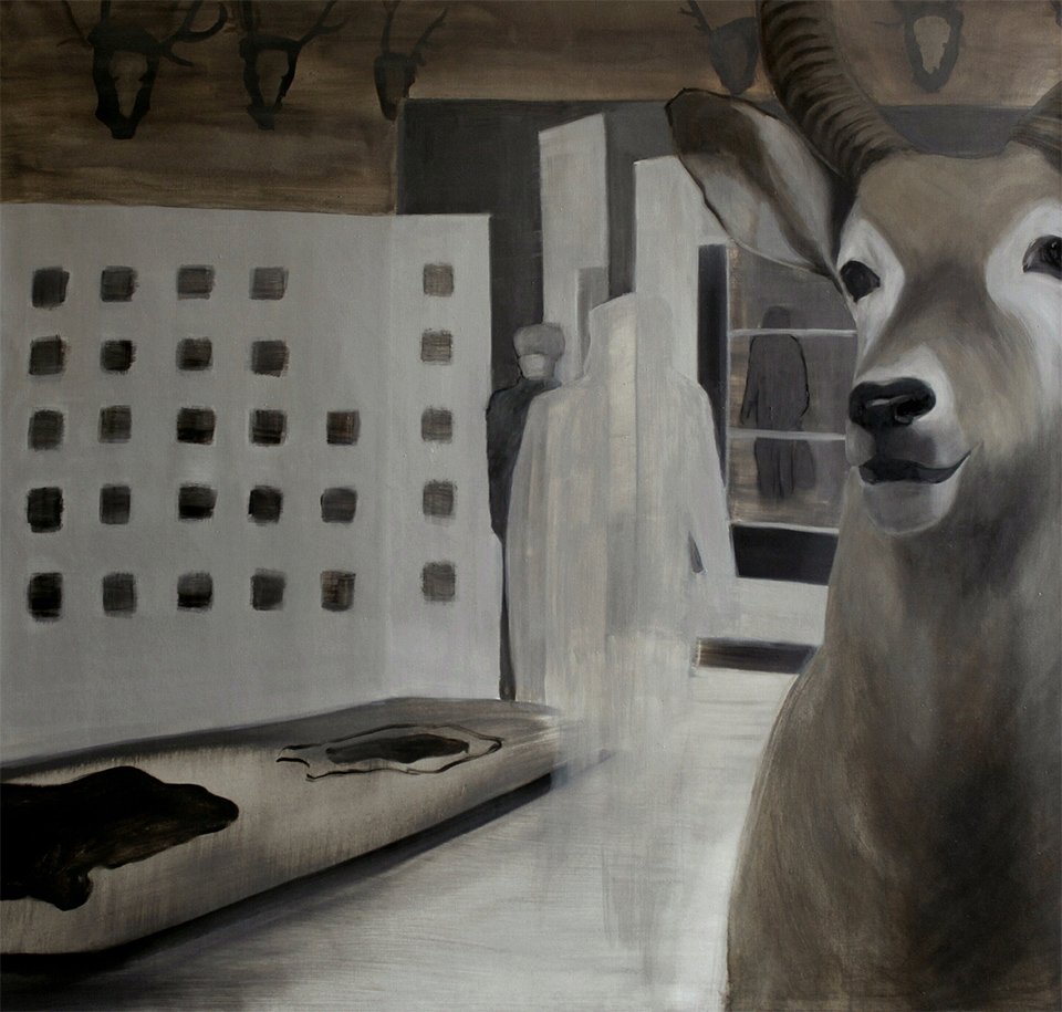 Parallels, Oil on canvas, 120x115 cm, 2013
